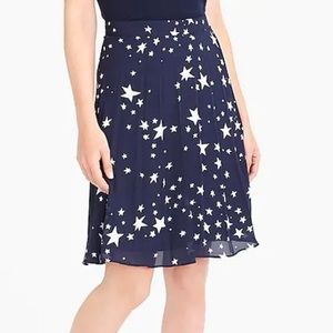 J. Crew Pleated Midi Skirt